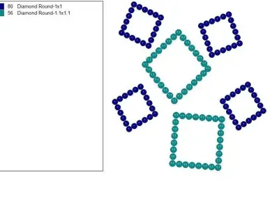 Ring Square Rectangle  G-615 3D print model