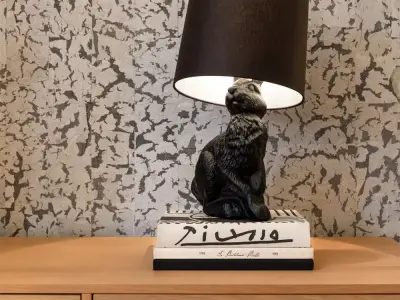 Rabbit Animal Table Lamp 3D Model  Low-poly 3D model