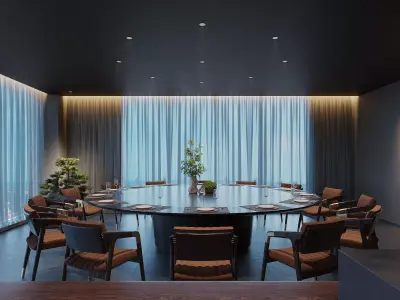 apartment interior scenes     3D model 28