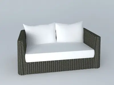 Exterior Love Seat 3D model