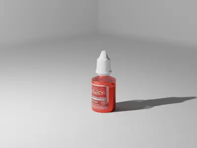 hair serum Low-poly 3D model