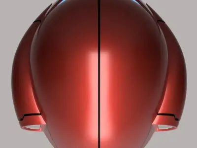 Metroid Fusion Helmet 3D print model