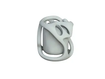 SciFi Shape Object Low Poly Low-poly 3D model 3