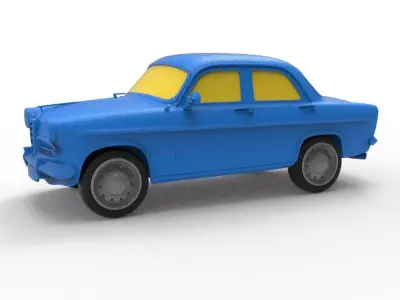 Alfa Romeo 1955 Classic Car 3D print model