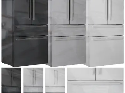 Bosch Refrigerators Set01 3D model