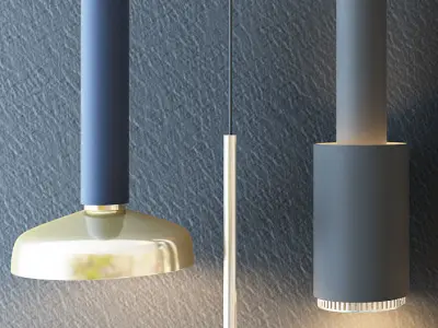 lamp droplight Low-poly 3D model