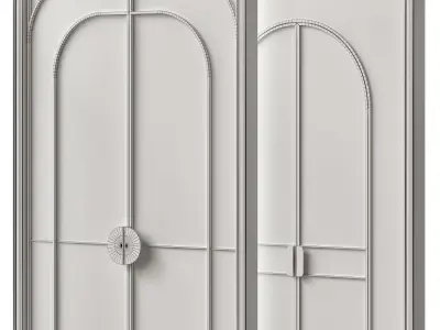 Art deco doors 1 3D model