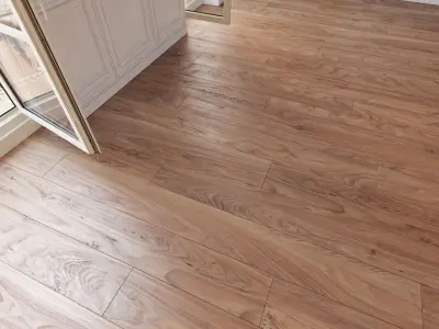 Wooden floor 23 WITHOUT PLUGINS 3D model