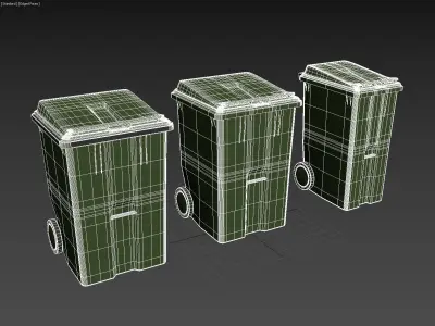 Trash can  3D model