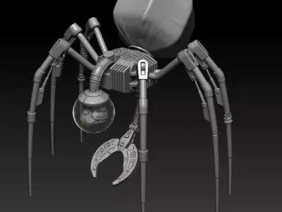 B-omarr Monk Droid One12 Scale Articulation 3d print STL files 3D print model