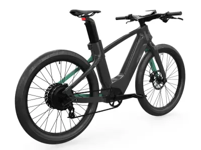  All-Road Electric Bicycle Daily Commute Black 