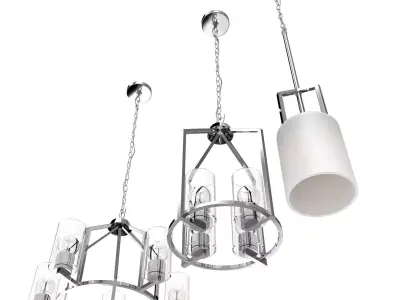 Progress Lighting Goodwin Chandelier 3D model