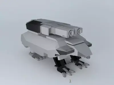 Robot lourd multiusage  Free 3D model