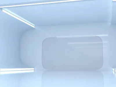 Sci-Fi Futuristic Corridor 3D model