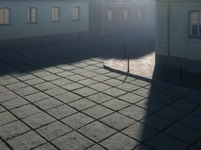 Photoscanned pavement texture collection 3D model