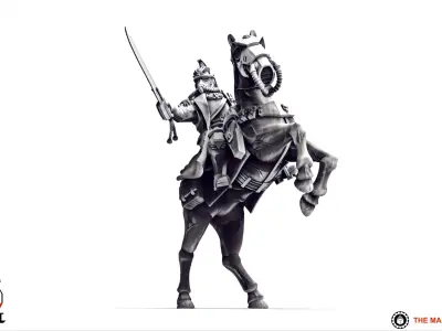 Valour Korps - Cavalry Marshal Ferdinand 3D print model