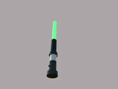 Light saber Free low-poly 3D model
