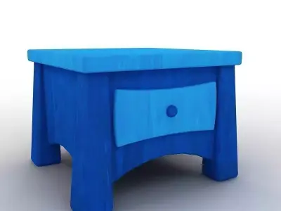 Cartoon Dresser  3D model