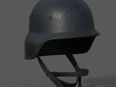 Helmet military Scifi combat soldier armor scifi fantasy 3d  Low-poly 3D model