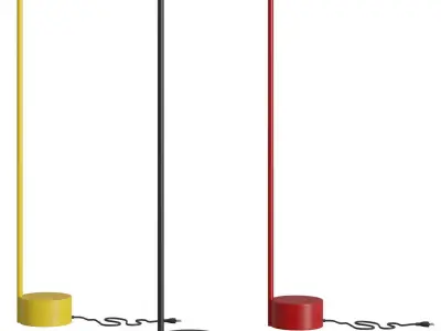 Rope Trick Floor Lamp 3D model