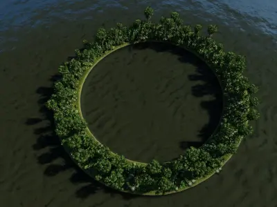 O Alphabet Island 3D model