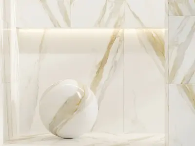 Cifre Ceramica Set 04 - Marble BUNDLE - 2 types - 4k Textures Texture