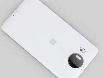 Microsoft Lumia 950 XL White 3D model