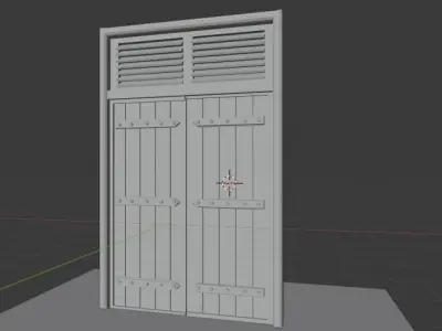 Door 3D Object Free low-poly 3D model