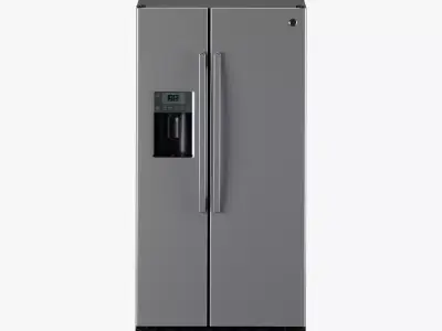 GE Side By Side Refrigerator PZS22MSKSS 3D model