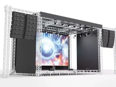 Concert Stage 02 3D model
