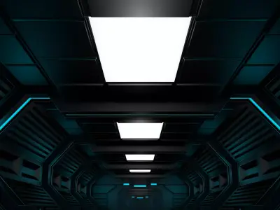 Sci Fi Corridor 3D model