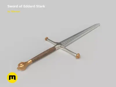 Ice Ned Stark Sword 3D print model