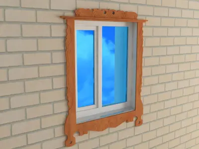 jamb on the window 3D model