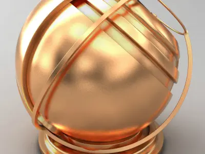 VRAY SHADER---METAL---Electrum 90 Texture