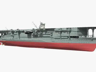  Japanese Aircraft Carrier Kaga 