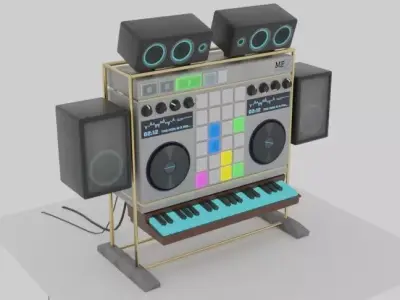 Big Groove Box 3D model