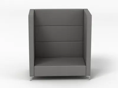 Techo Cara Chair Low-poly 3D model