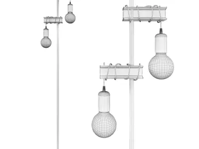 TOWNSHEND 4 Lampadaire lamp 3D model purchase