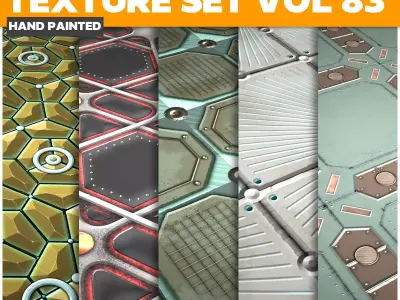 Scifi Vol 83 -  Game PBR Textures Texture