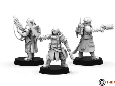 Ironblood - Militia Sergeants 3D print model