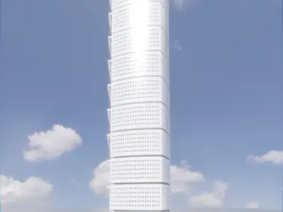 Parametric Building 1d14 3D model