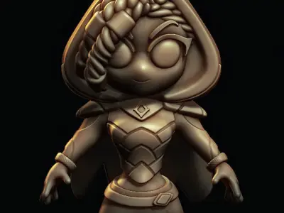 Senna  League of legends sentinels of light 3D print model