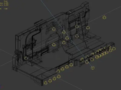 Machinery - Wall 02 3D model