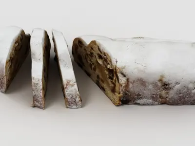 Christmas Stollen 2 3D model