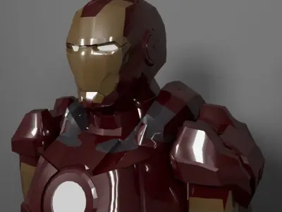 Iron Man 3D Model  3D model
