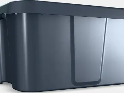 KLAMTARE box with lid insideoutside 3D model