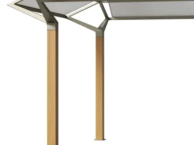 Ethimo shading pergola Cosmo 3D model