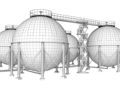 Industrial Buildings Collection 3D model