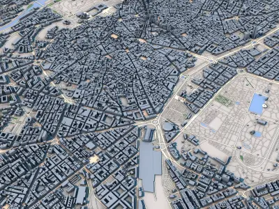 Madrid City Spain 3D model