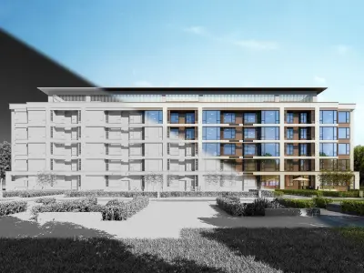 modern architecture 3D model